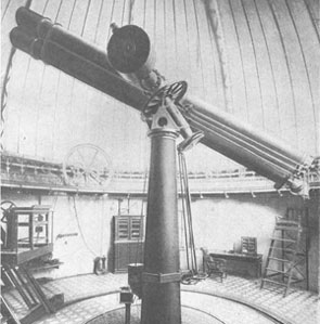 15-дюймовый астрограф обсерватории на Пресне, установлен в 1900г., наблюдения начаты в 1902г.