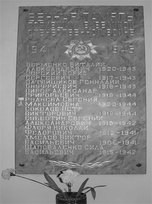 Сотрудники и студенты ГАИШ, погибшие в годы войны